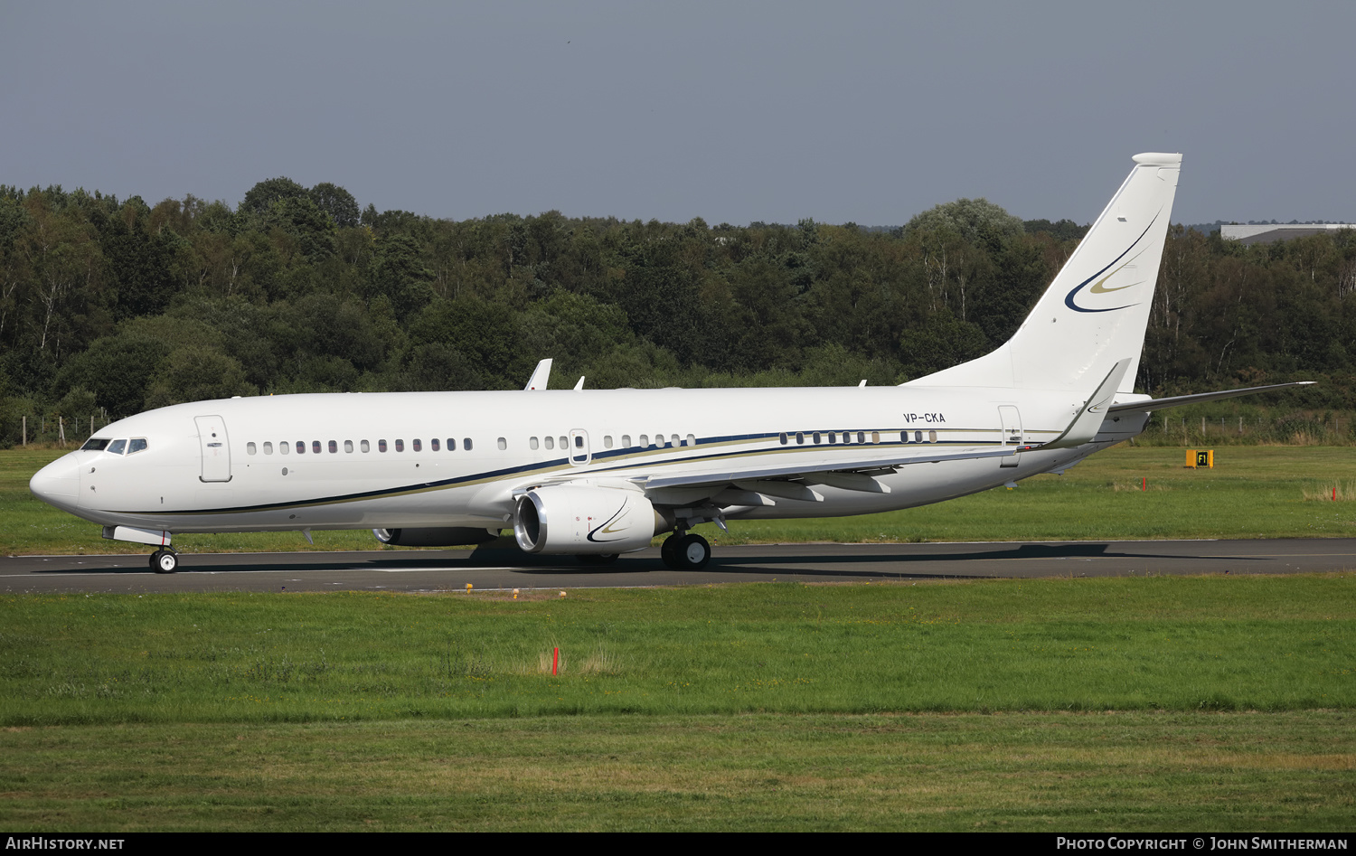 Aircraft Photo of VP-CKA | Boeing 737-8AN BBJ2 | AirHistory.net #390367