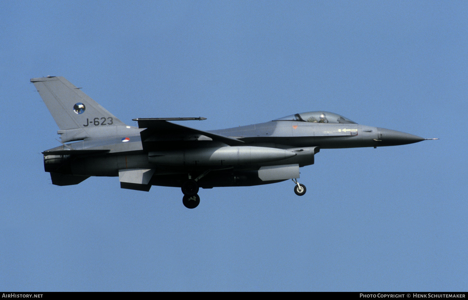 Aircraft Photo of J-623 | General Dynamics F-16A Fighting Falcon | Netherlands - Air Force | AirHistory.net #390376