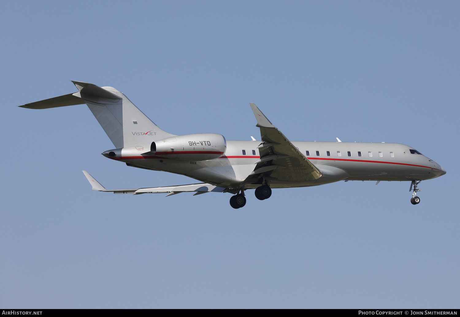 Aircraft Photo of 9H-VTD | Bombardier Global 6000 (BD-700-1A10) | VistaJet | AirHistory.net #390402