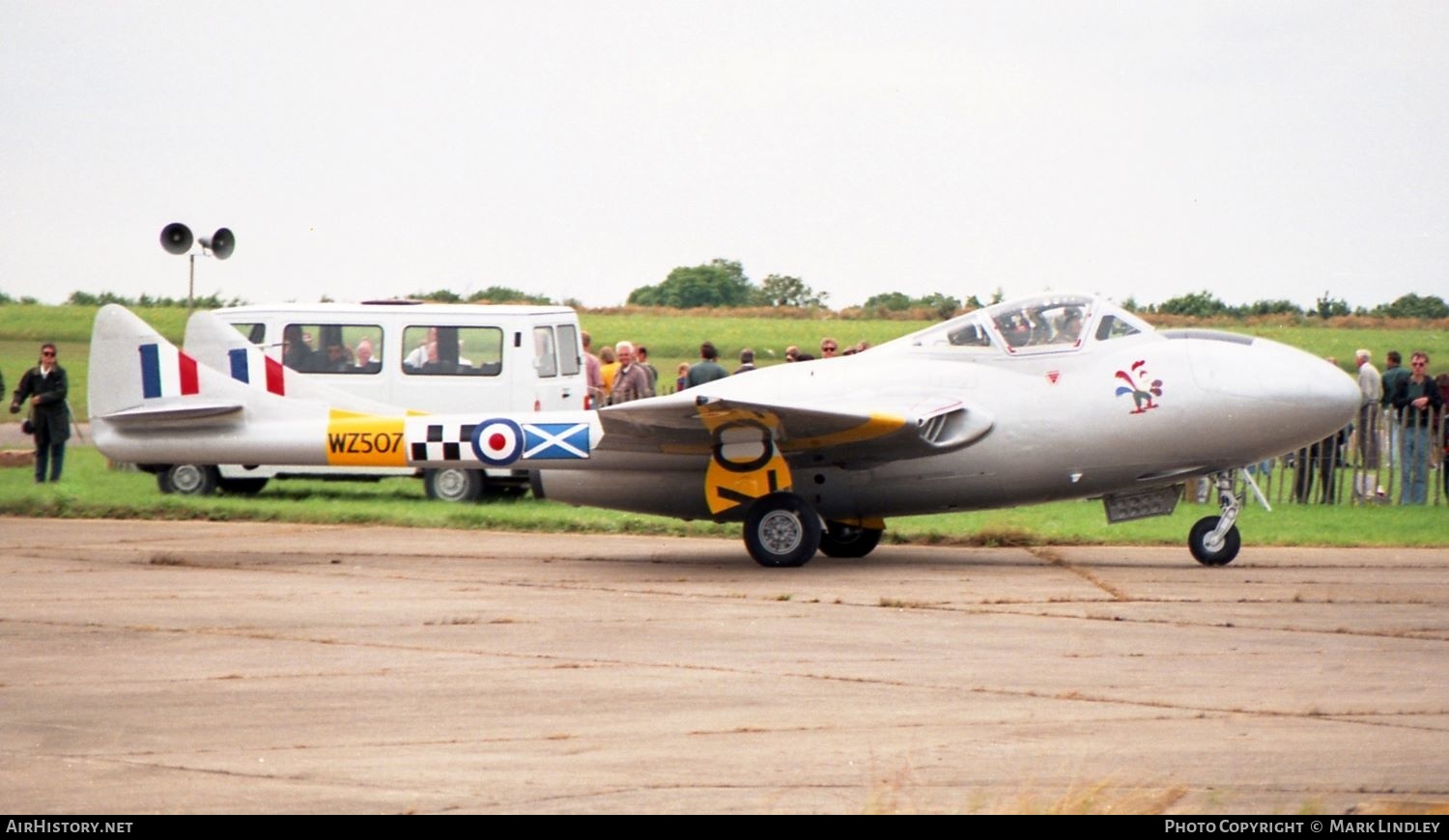 Aircraft Photo of G-VTII / WZ507 | De Havilland D.H. 115 Vampire T11 | UK - Air Force | AirHistory.net #390404