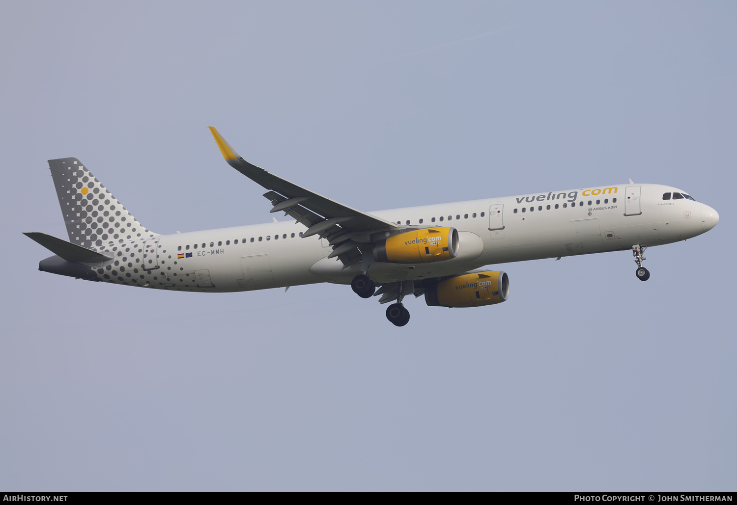 Aircraft Photo of EC-MMH | Airbus A321-231 | Vueling Airlines | AirHistory.net #390412
