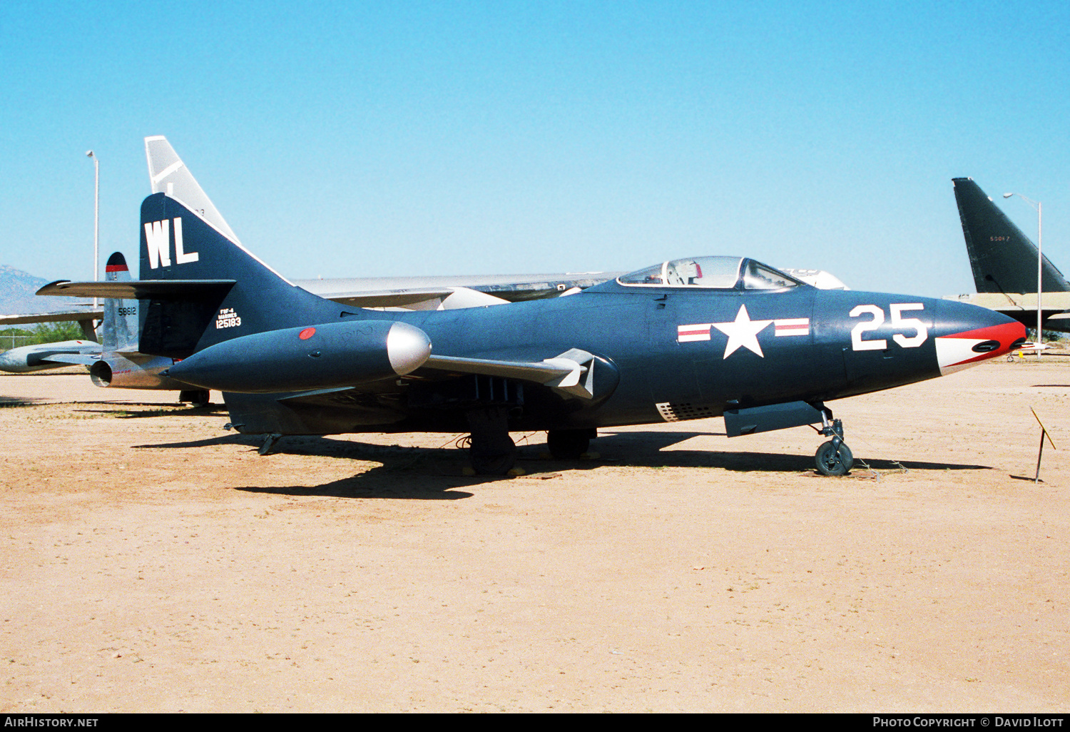 Aircraft Photo of 125183 | Grumman F9F-4 Panther | USA - Marines | AirHistory.net #390431