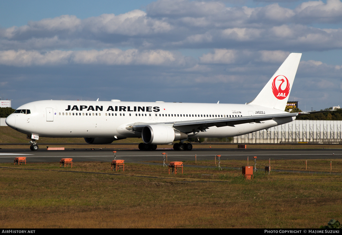 Aircraft Photo of JA622J | Boeing 767-346/ER | Japan Airlines - JAL | AirHistory.net #390434