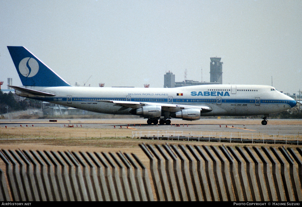 Aircraft Photo of OO-SGC | Boeing 747-329M | Sabena | AirHistory.net #390448