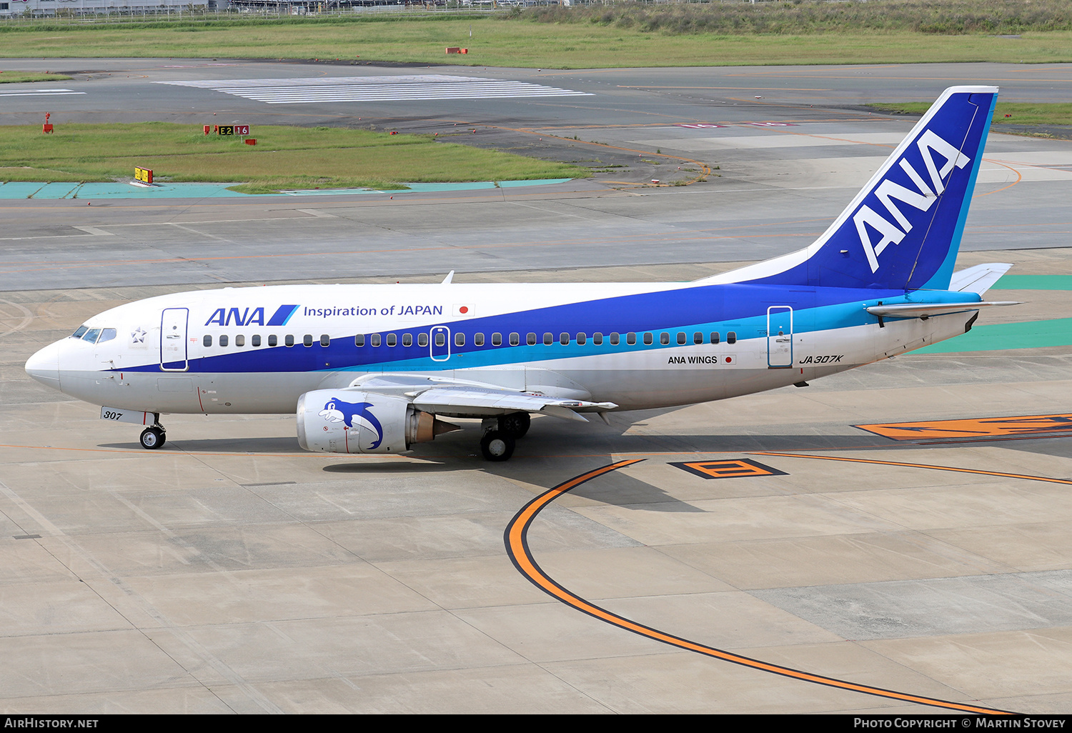 Aircraft Photo of JA307K | Boeing 737-54K | All Nippon Airways - ANA Wings | AirHistory.net #390465