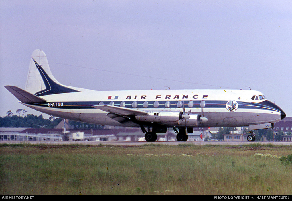 Aircraft Photo of G-ATDU | Vickers 739 Viscount | Air France | AirHistory.net #390508