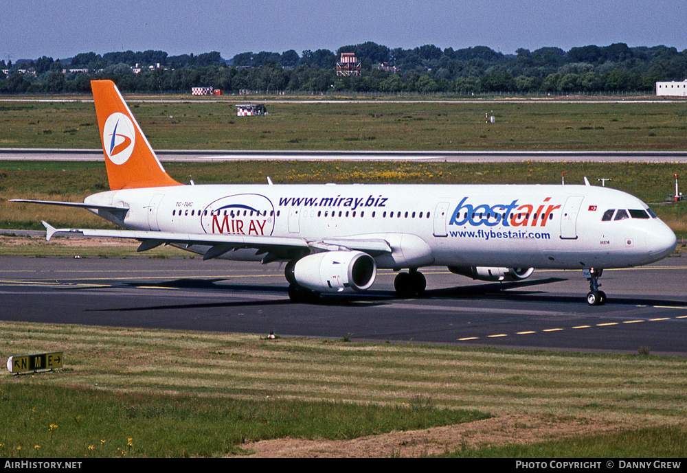 Aircraft Photo of TC-TUC | Airbus A321-131 | Bestair | AirHistory.net #390546
