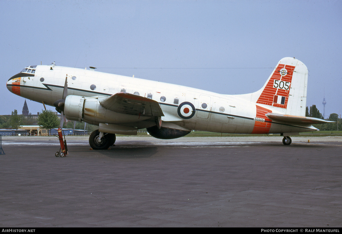 Aircraft Photo of TG505 | Handley Page HP-67 Hastings T5 | UK - Air Force | AirHistory.net #390547