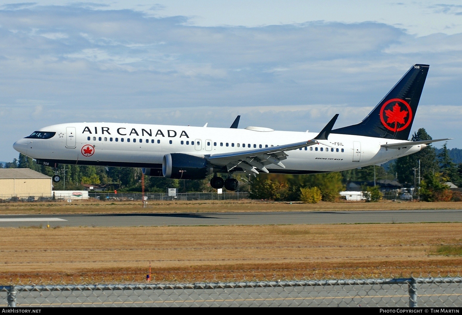 Aircraft Photo of C-FSIL | Boeing 737-8 Max 8 | Air Canada | AirHistory.net #390566