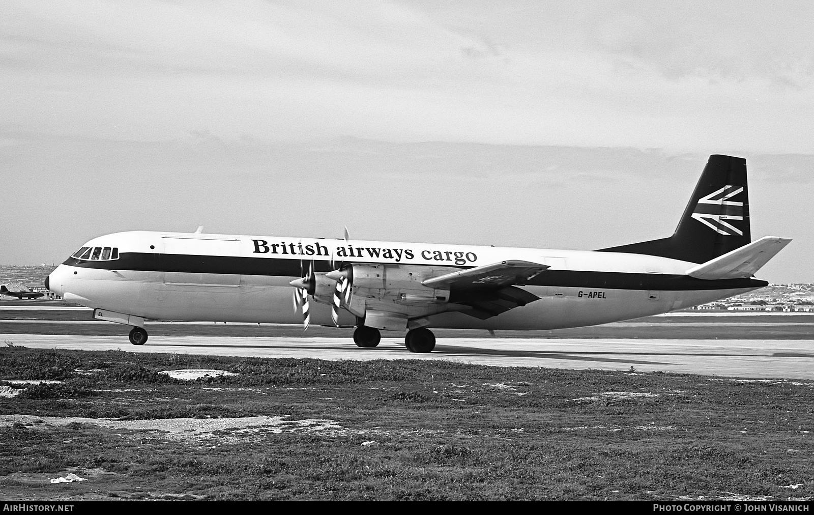 Aircraft Photo of G-APEL | Vickers 953 Merchantman | British Airways Cargo | AirHistory.net #390578