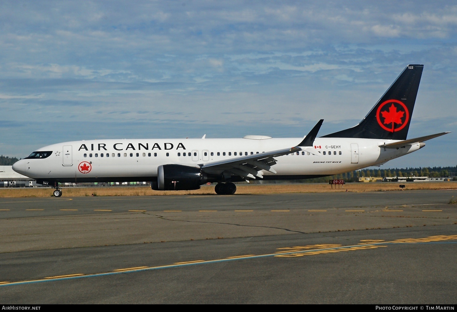Aircraft Photo of C-GEHY | Boeing 737-8 Max 8 | Air Canada | AirHistory.net #390581