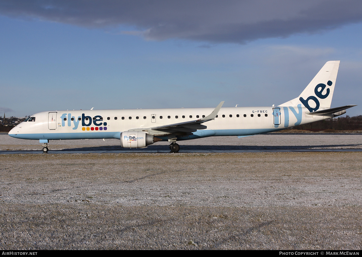 Aircraft Photo of G-FBEC | Embraer 195LR (ERJ-190-200LR) | Flybe | AirHistory.net #390600