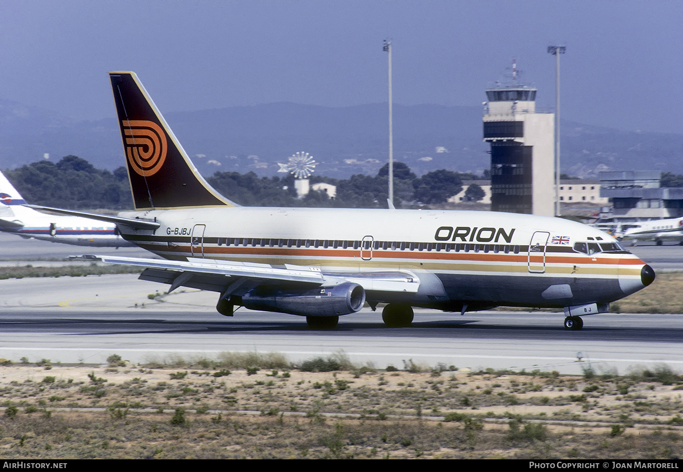 Aircraft Photo of G-BJBJ | Boeing 737-2T5/Adv | Orion Airways | AirHistory.net #390602