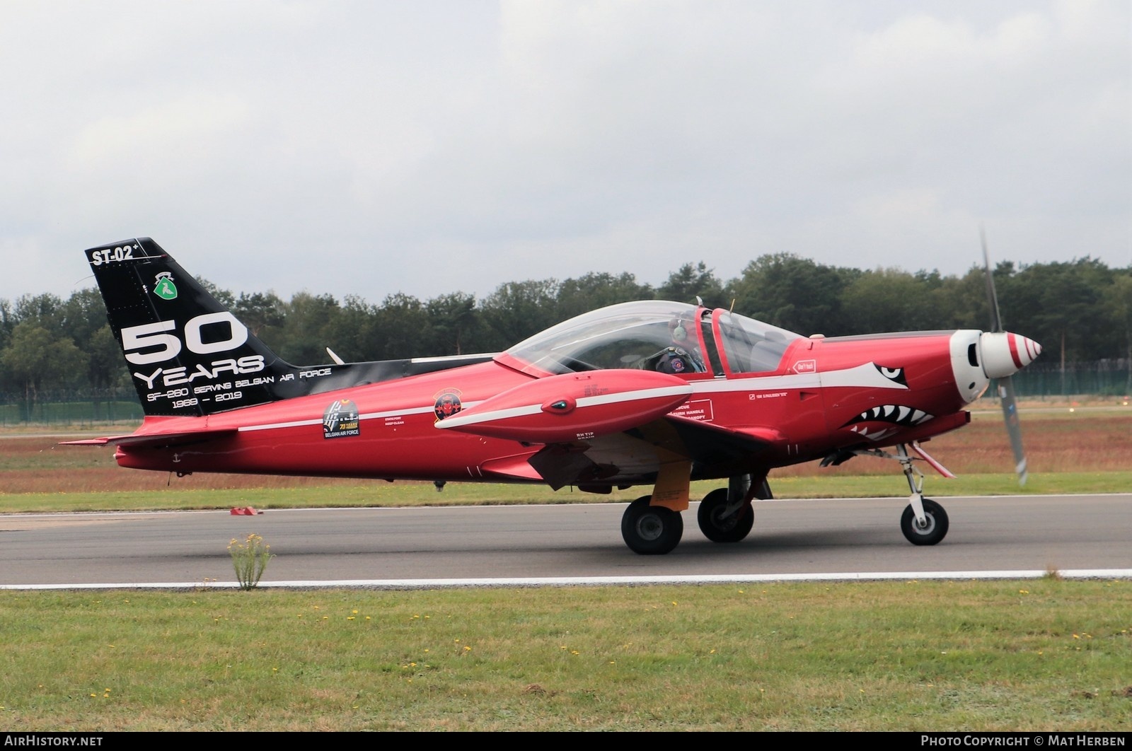 Aircraft Photo of ST-02 | SIAI-Marchetti SF-260M | Belgium - Air Force | AirHistory.net #390637