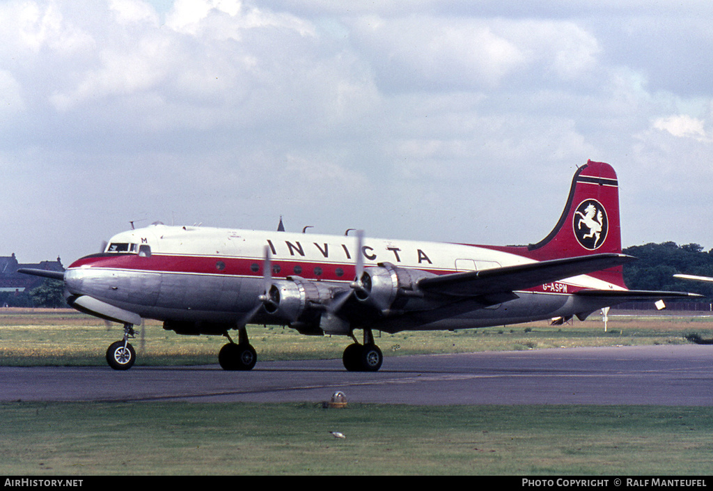 Aircraft Photo of G-ASPM | Douglas C-54B Skymaster | Invicta Airways | AirHistory.net #390646