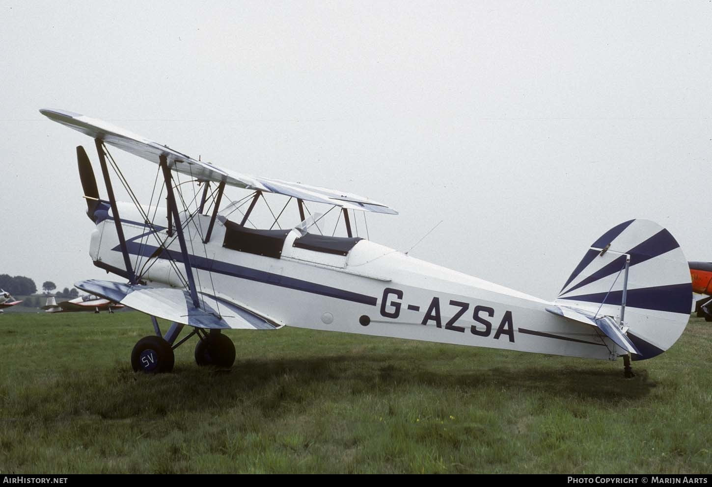Aircraft Photo of G-AZSA | Stampe-Vertongen SV-4B | AirHistory.net #390650
