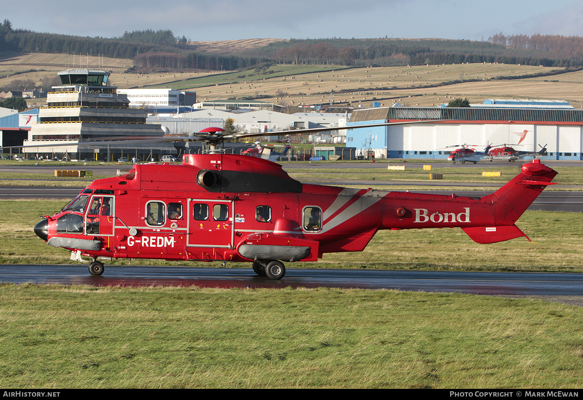 Aircraft Photo of G-REDM | Eurocopter AS-332L2 Super Puma Mk2 | Bond Offshore Helicopters | AirHistory.net #390651