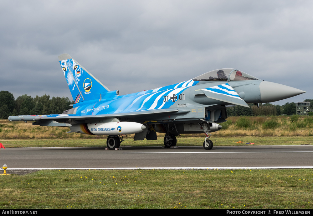 Aircraft Photo of 3101 | Eurofighter EF-2000 Typhoon S | Germany - Air Force | AirHistory.net #390657