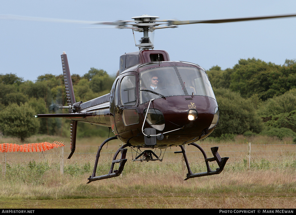 Aircraft Photo of G-PLMH | Aerospatiale AS-350B-2 Ecureuil | PDG Helicopters | AirHistory.net #390665