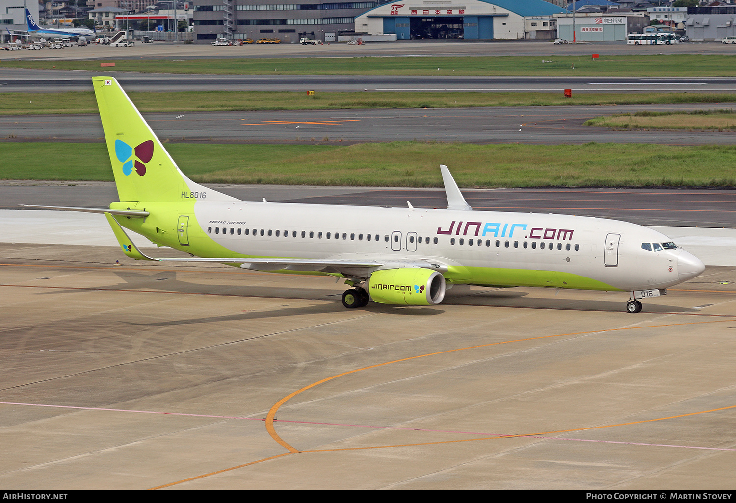 Aircraft Photo of HL8016 | Boeing 737-8SH | Jin Air | AirHistory.net #390667
