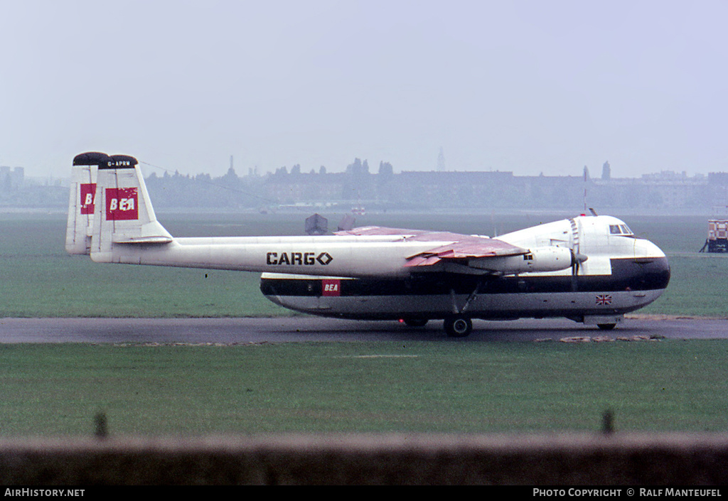Aircraft Photo of G-APRM | Armstrong Whitworth AW-650 Argosy 102 | BEA Cargo - British European Airways | AirHistory.net #390669