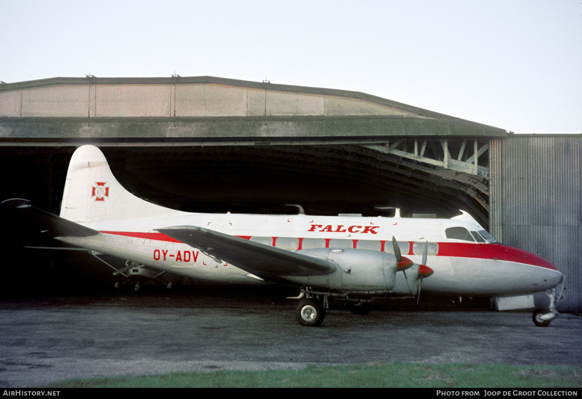 Aircraft Photo of OY-ADV | De Havilland D.H. 114 Heron 2B | Falck | AirHistory.net #390678