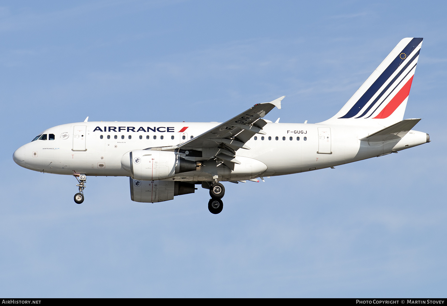 Aircraft Photo of F-GUGJ | Airbus A318-111 | Air France | AirHistory.net #390682