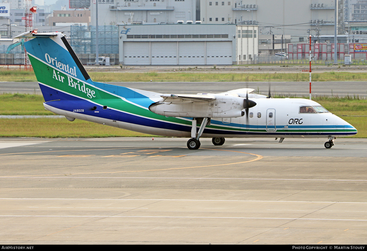 Aircraft Photo of JA802B | Bombardier DHC-8-201Q Dash 8 | Oriental Air Bridge - ORC | AirHistory.net #390692