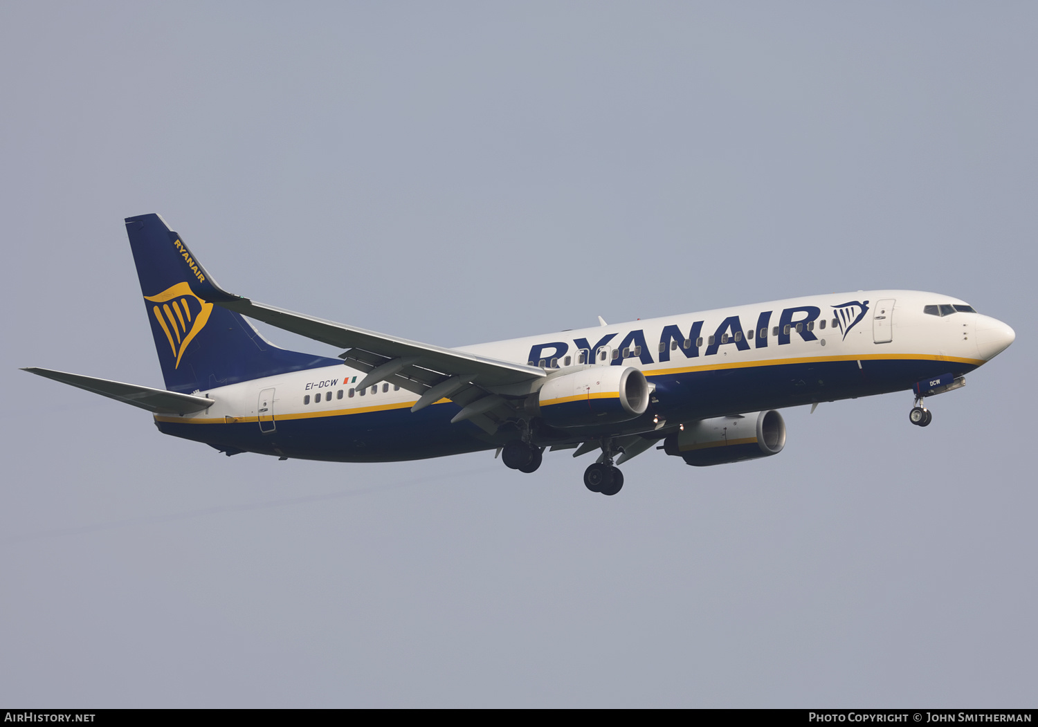 Aircraft Photo of EI-DCW | Boeing 737-8AS | Ryanair | AirHistory.net #390716