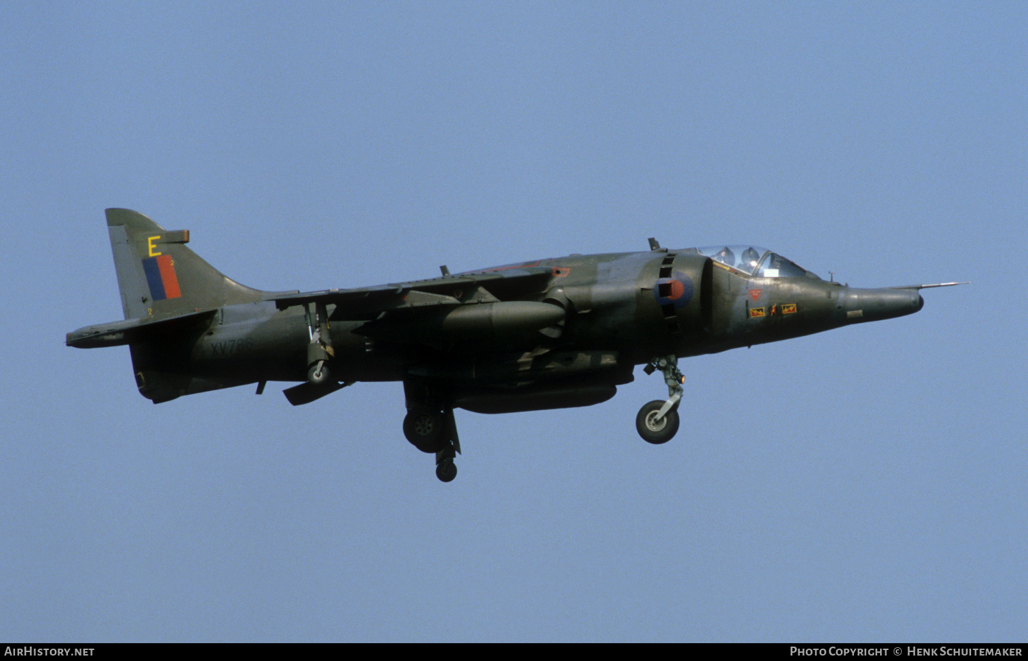 Aircraft Photo of XV786 | Hawker Siddeley Harrier GR3 | UK - Air Force | AirHistory.net #390724