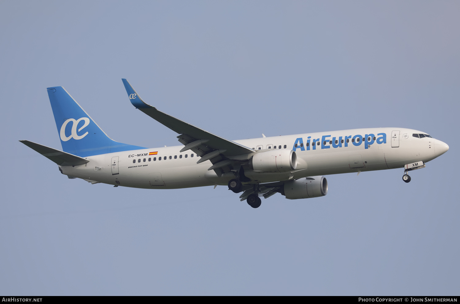 Aircraft Photo of EC-MXM | Boeing 737-800 | Air Europa | AirHistory.net #390725