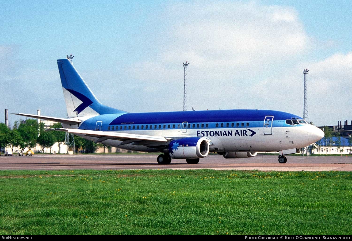 Aircraft Photo of ES-ABD | Boeing 737-5Q8 | Estonian Air | AirHistory.net #390740