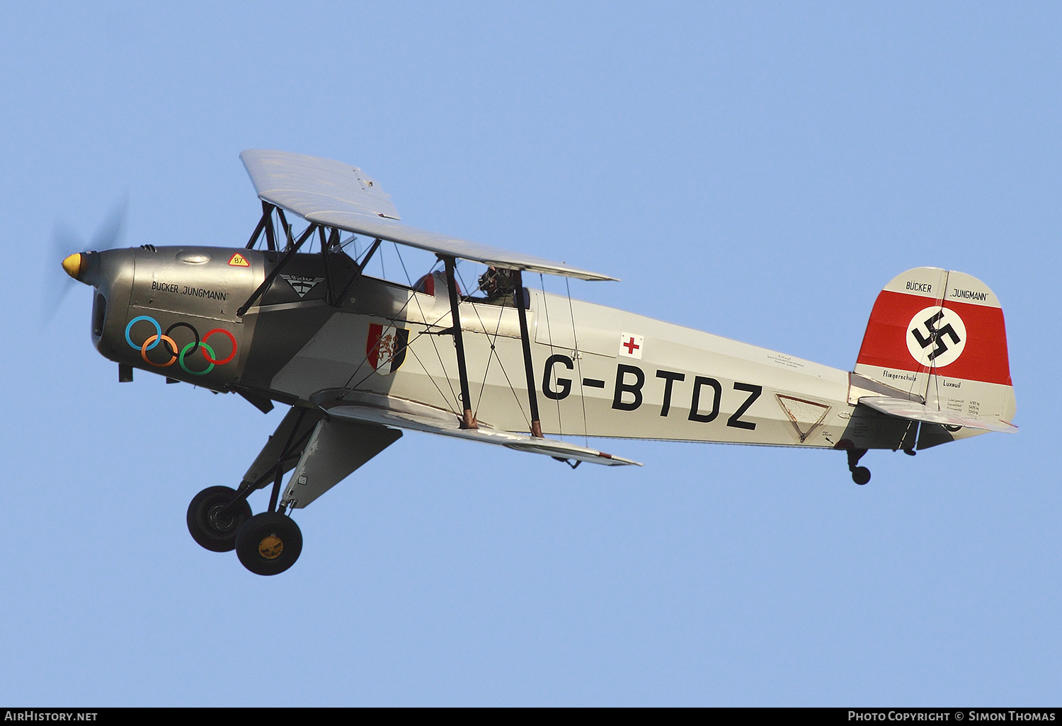Aircraft Photo of G-BTDZ | CASA 1.131E Jungmann | AirHistory.net #390751
