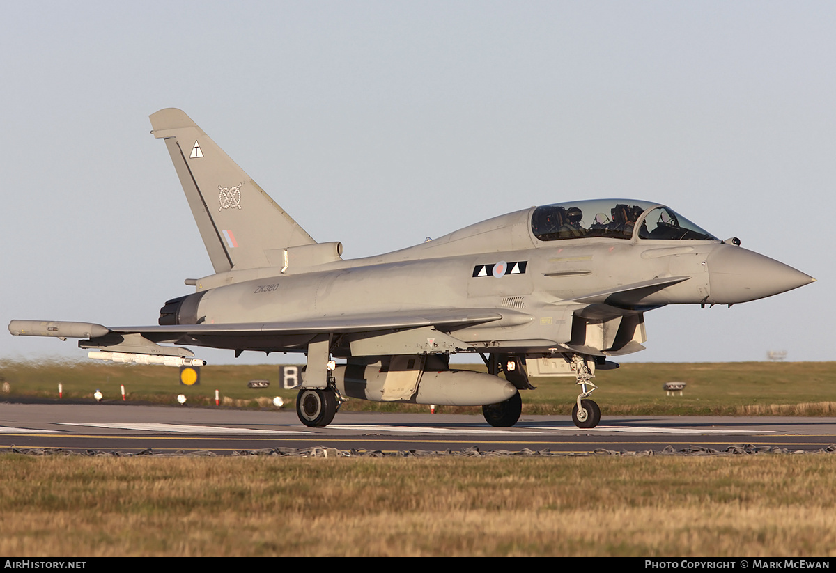 Aircraft Photo of ZK380 | Eurofighter EF-2000 Typhoon T3 | UK - Air Force | AirHistory.net #390788