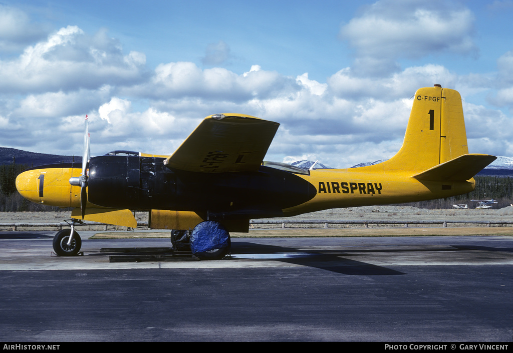Aircraft Photo of C-FPGF | Douglas A-26C Invader | Air Spray | AirHistory.net #390851
