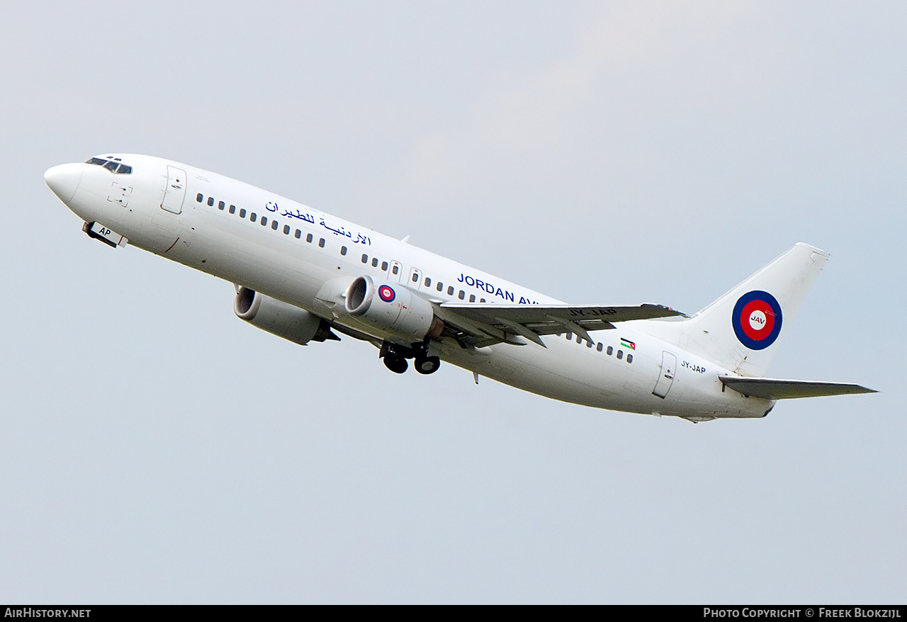 Aircraft Photo of JY-JAP | Boeing 737-46B | Jordan Aviation - JAV | AirHistory.net #390854
