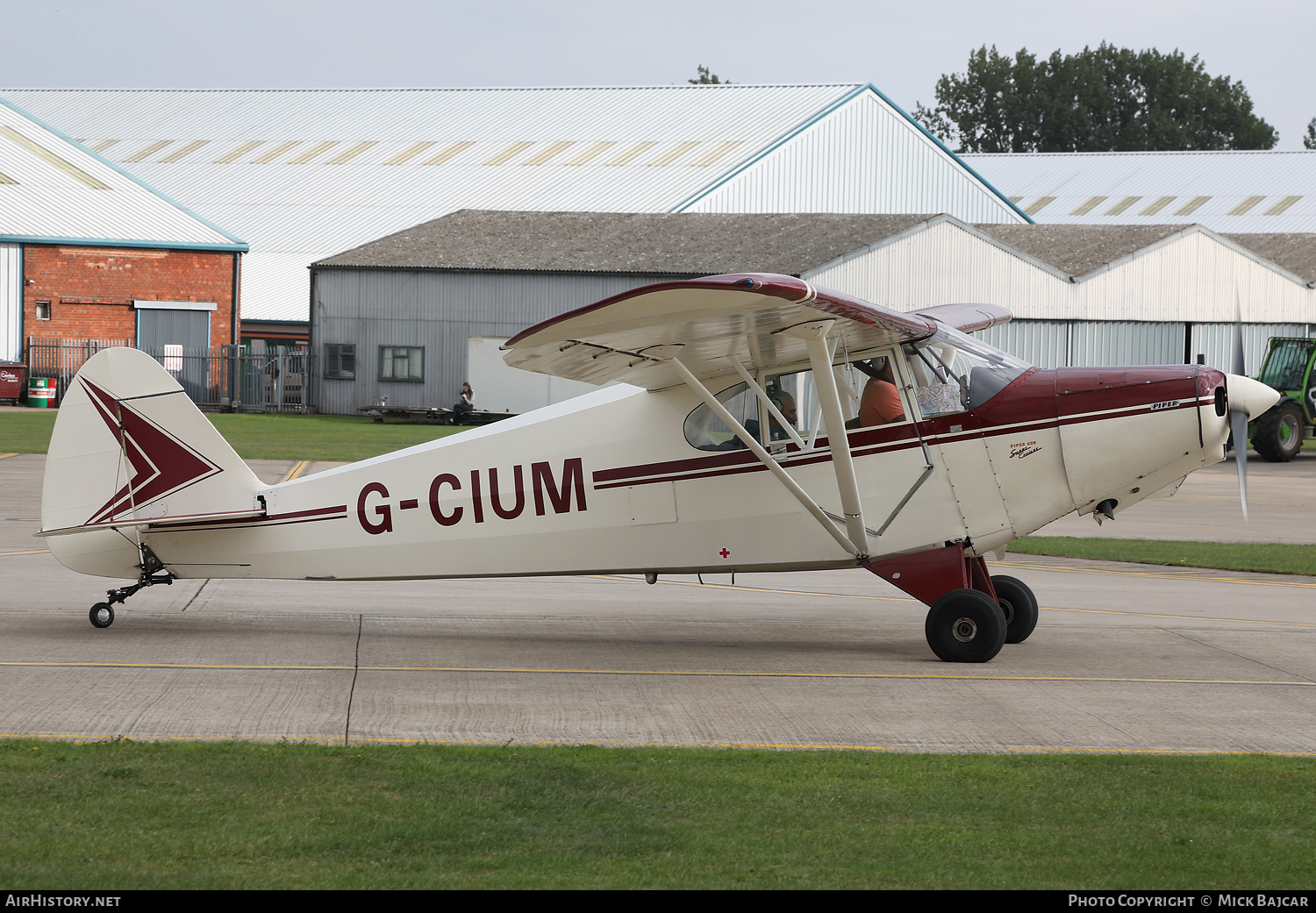 Aircraft Photo of G-CIUM | Piper PA-12 Super Cruiser | AirHistory.net #390886