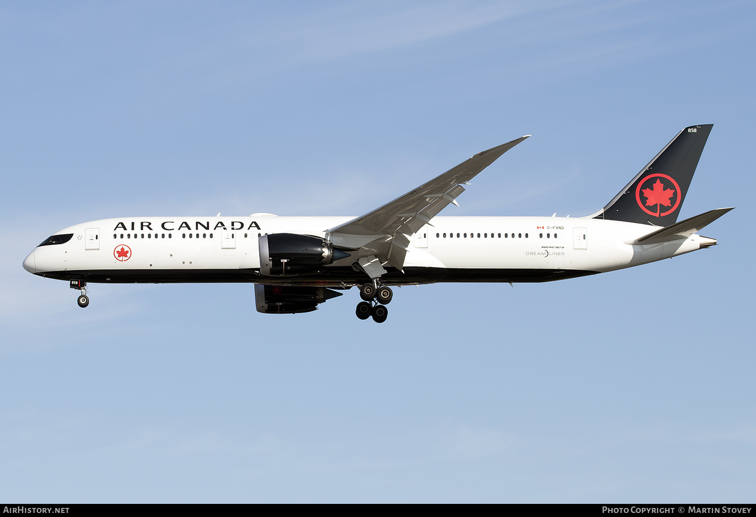 Aircraft Photo of C-FVND | Boeing 787-9 Dreamliner | Air Canada | AirHistory.net #390891