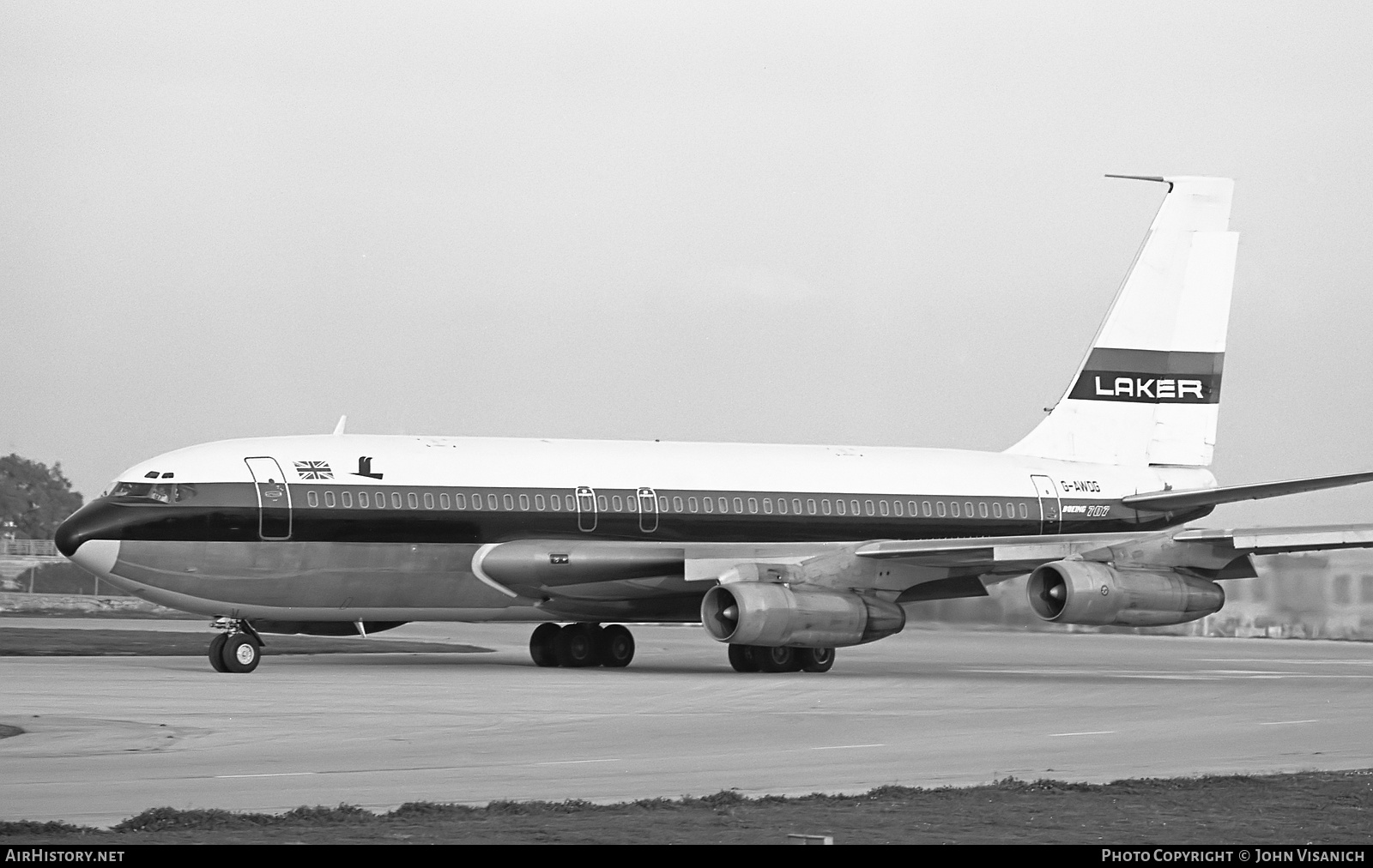 Aircraft Photo of G-AWDG | Boeing 707-138B | Laker Airways | AirHistory.net #390926