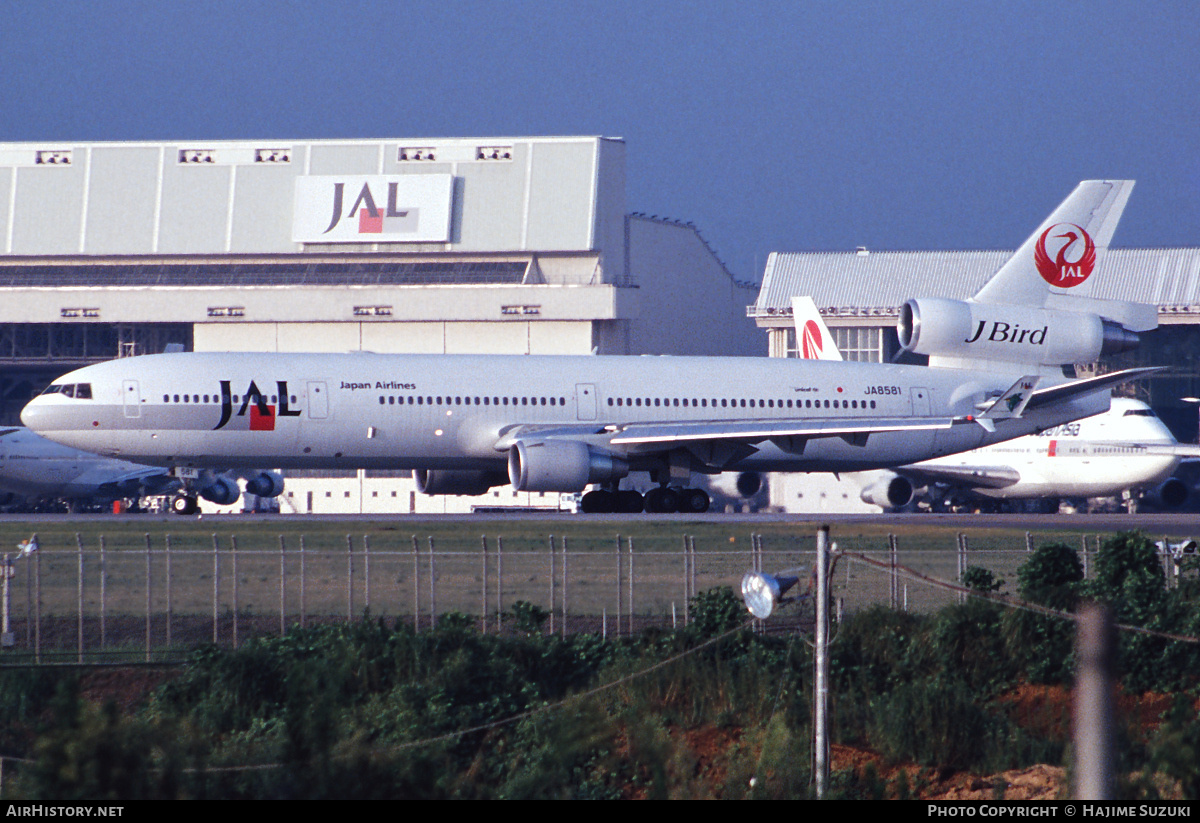Aircraft Photo of JA8581 | McDonnell Douglas MD-11 | Japan Airlines - JAL | AirHistory.net #390977