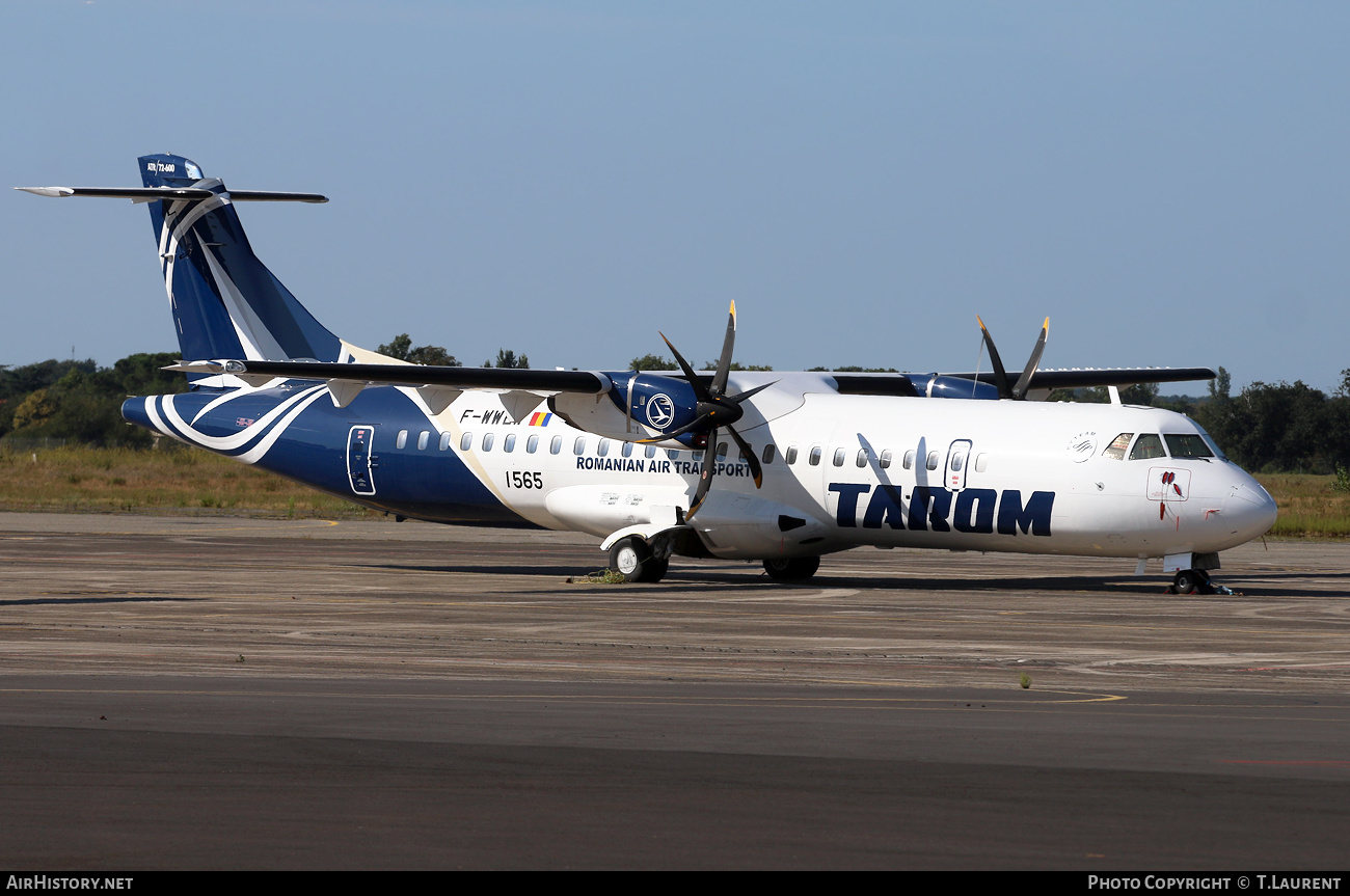 Aircraft Photo of F-WWEW | ATR ATR-72-600 (ATR-72-212A) | TAROM - Transporturile Aeriene Române | AirHistory.net #391020