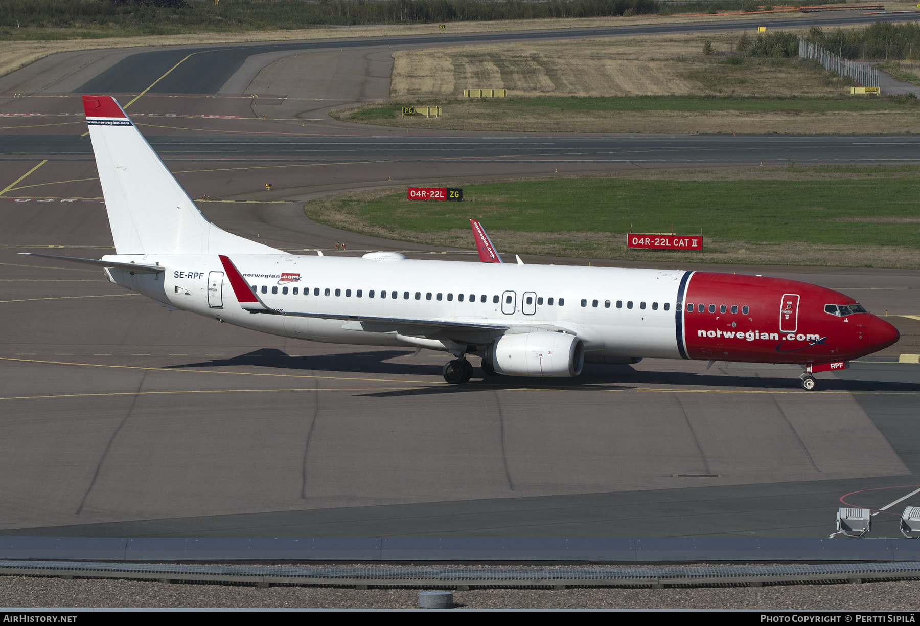 Aircraft Photo of SE-RPF | Boeing 737-8JP | Norwegian | AirHistory.net #391058