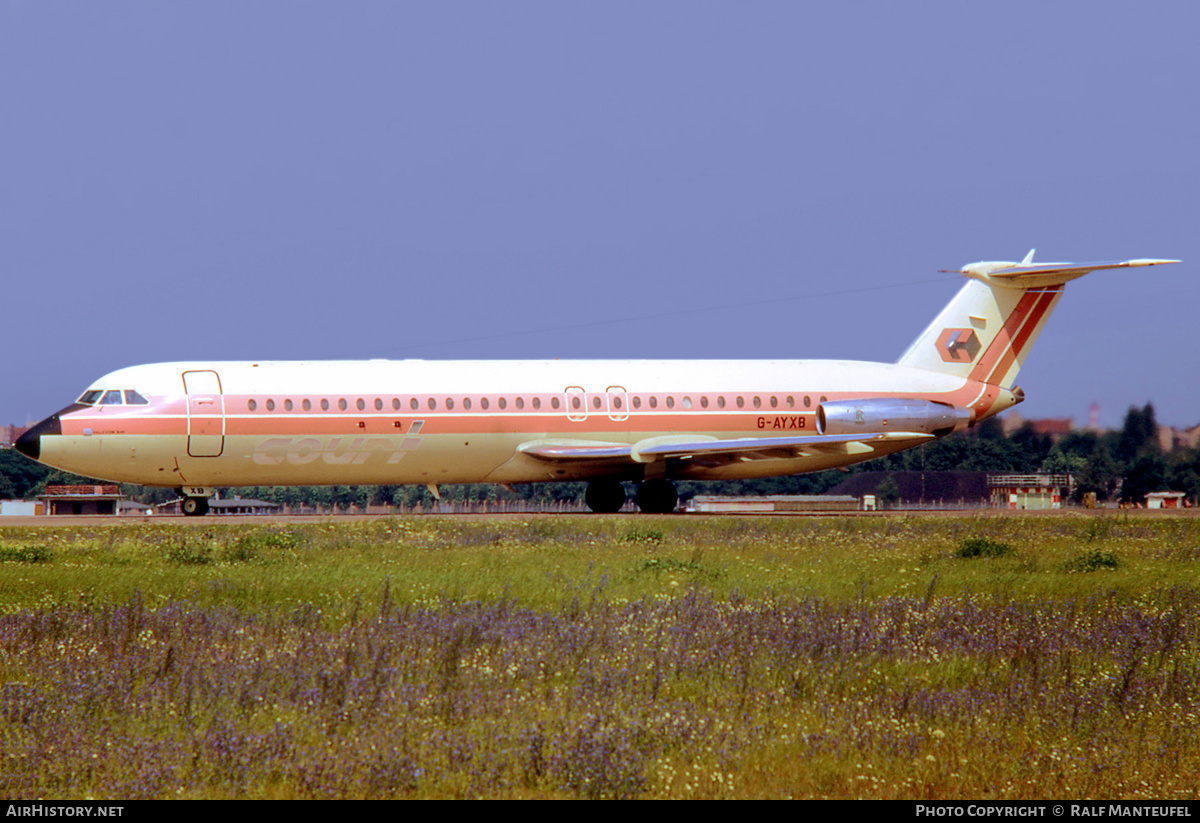 Aircraft Photo of G-AYXB | BAC 111-521FH One-Eleven | Court Line | AirHistory.net #391063