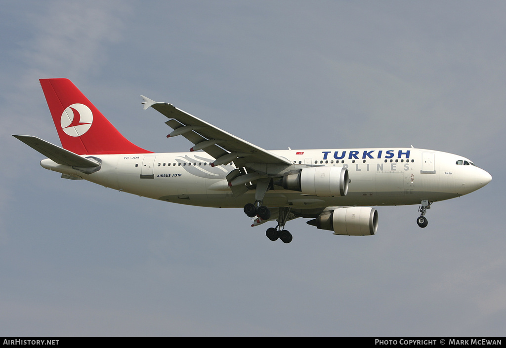 Aircraft Photo of TC-JDA | Airbus A310-304 | Turkish Airlines | AirHistory.net #391094