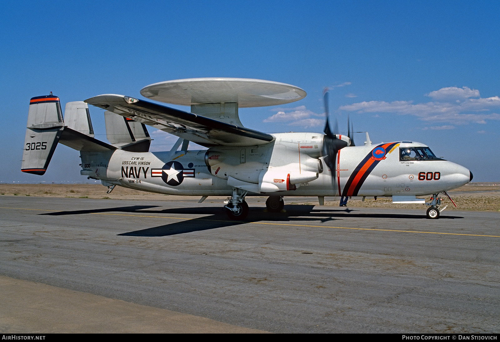 Aircraft Photo of 163025 / 3025 | Grumman E-2C Hawkeye | USA - Navy | AirHistory.net #391100