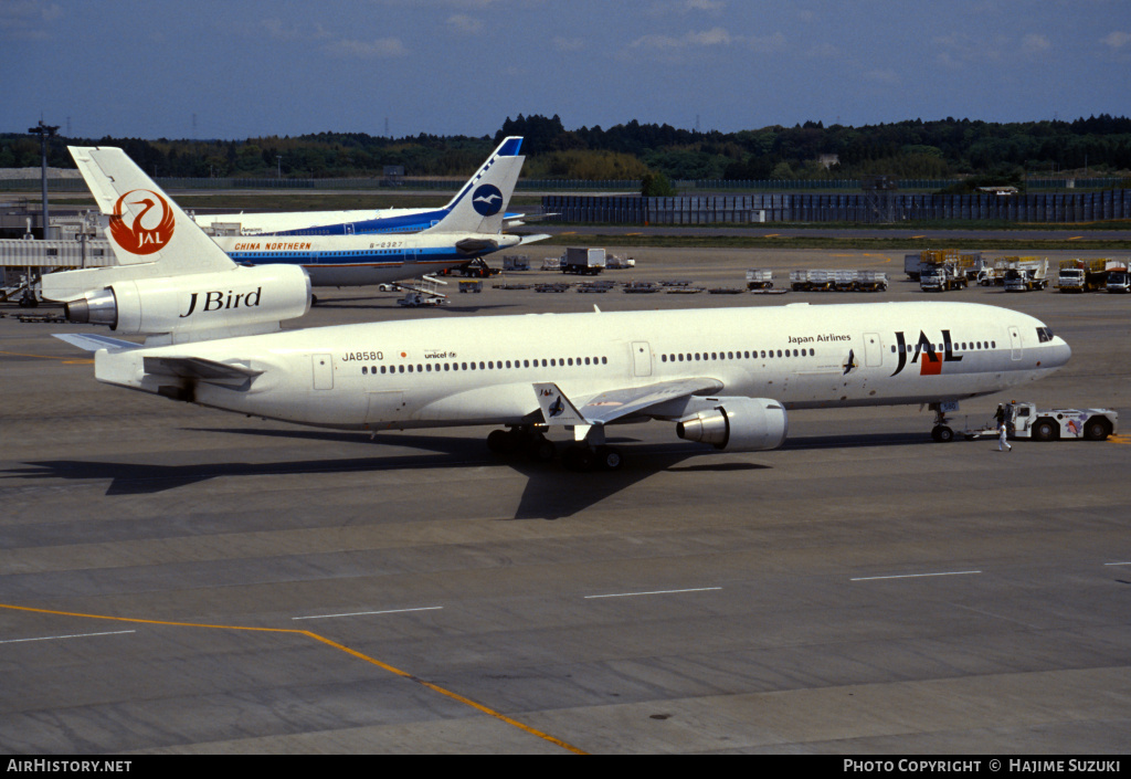 Aircraft Photo of JA8580 | McDonnell Douglas MD-11 | Japan Airlines - JAL | AirHistory.net #391127