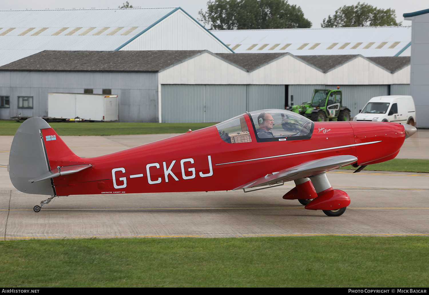 Aircraft Photo of G-CKGJ | Nicollier HN-700 Menestrel II | AirHistory.net #391141