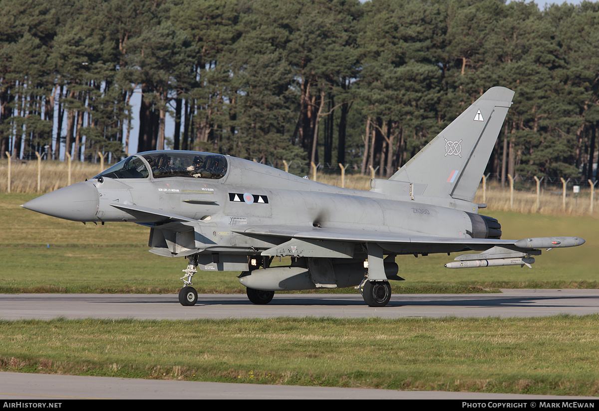 Aircraft Photo of ZK380 | Eurofighter EF-2000 Typhoon T3 | UK - Air Force | AirHistory.net #391146
