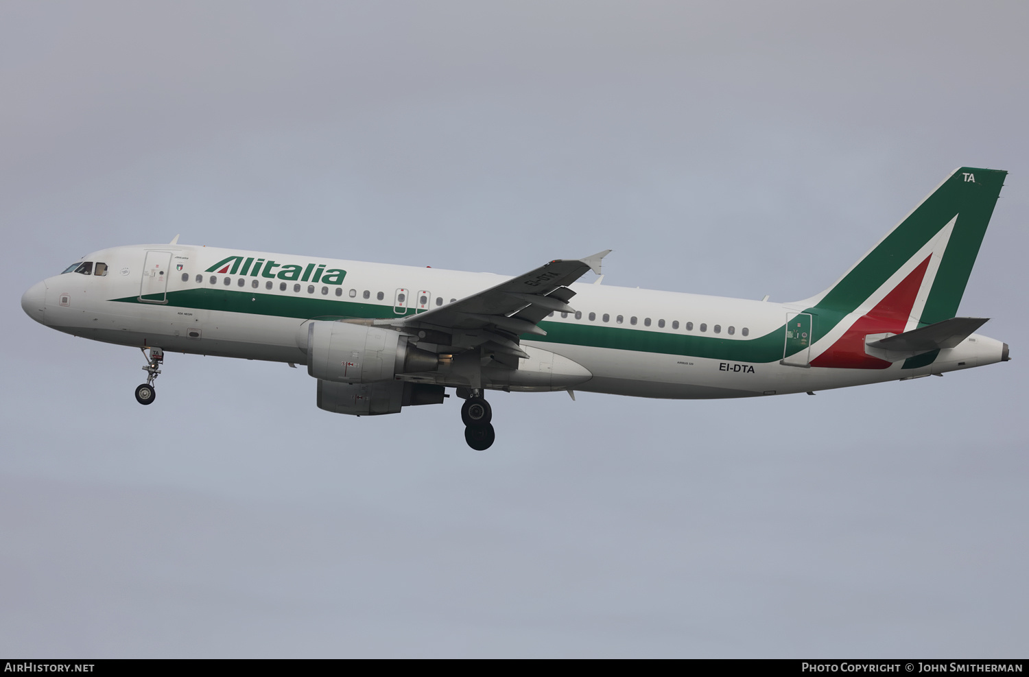 Aircraft Photo of EI-DTA | Airbus A320-216 | Alitalia | AirHistory.net #391150