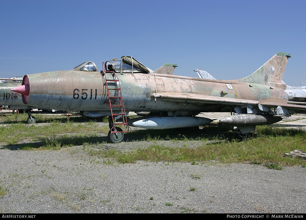 Aircraft Photo of 6511 | Sukhoi Su-7BKL | Czechoslovakia - Air Force | AirHistory.net #391166